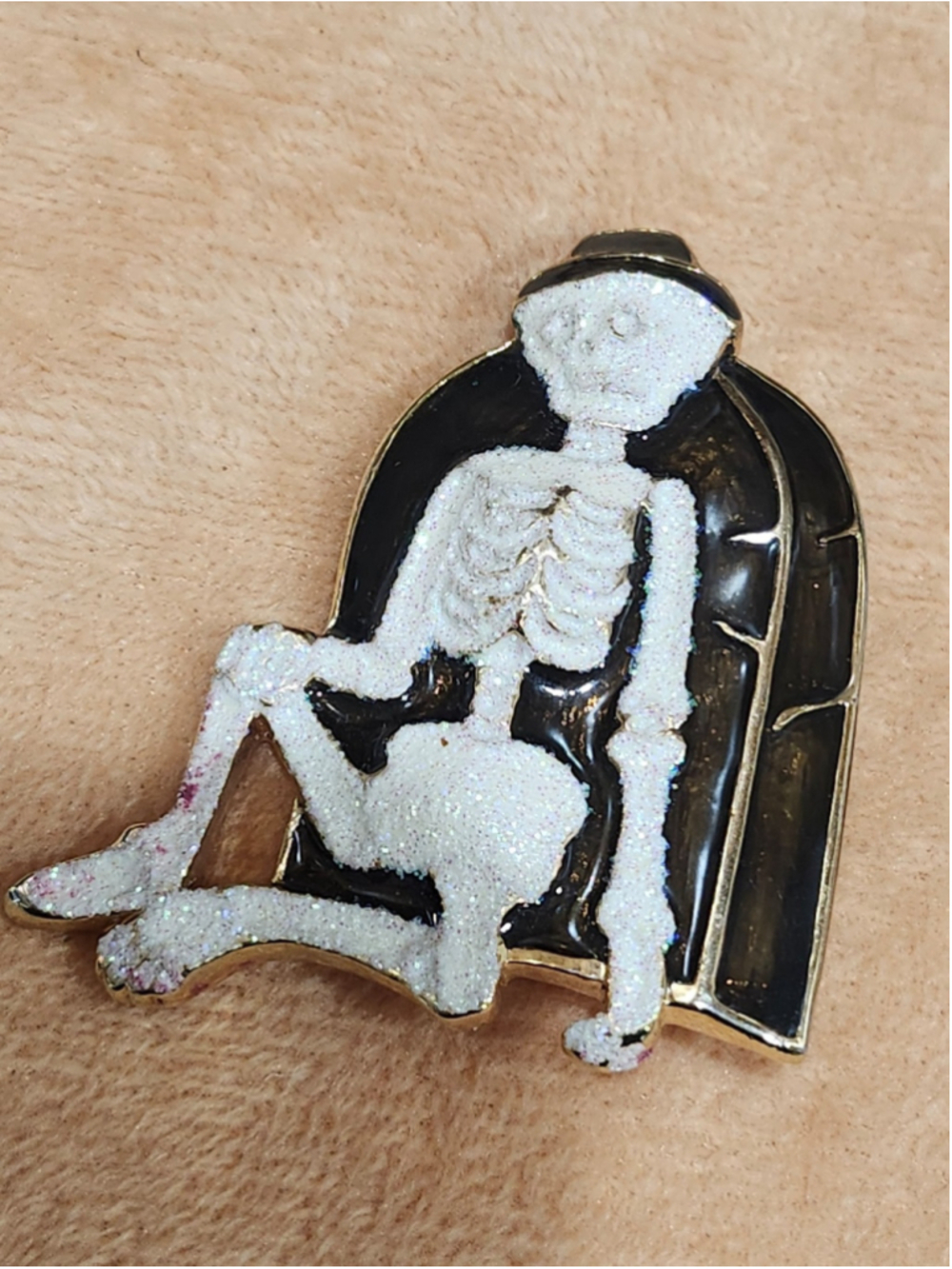 Skeleton Pin Halloween Fashion